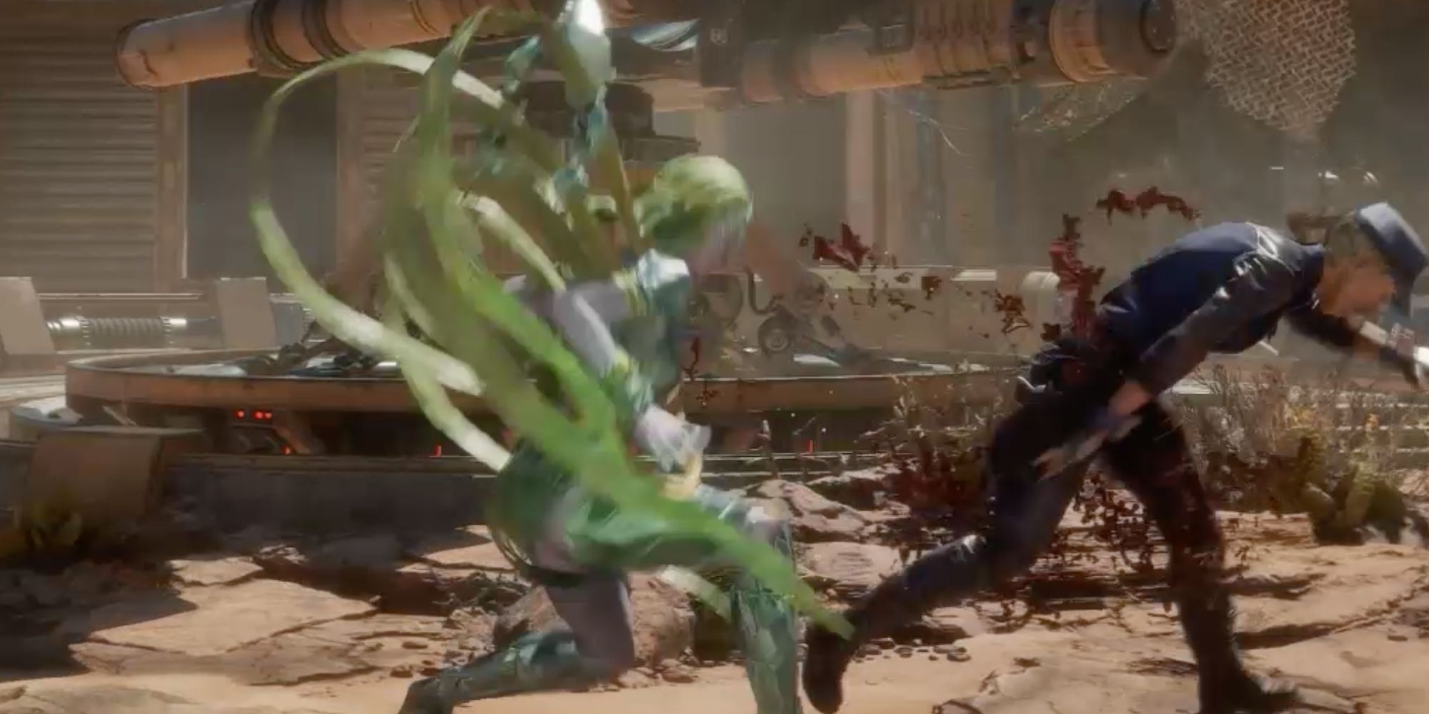 Cetrion attacks enemies with breath-taking combos