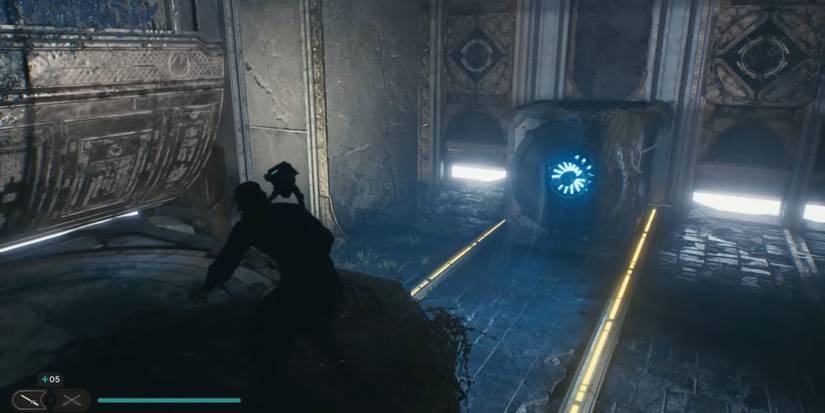 image showing the ninth step of solving the chamber of detachment puzzle in star wars jedi survivor.