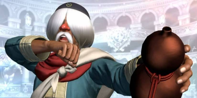 Chin Gentsai preparing to fight