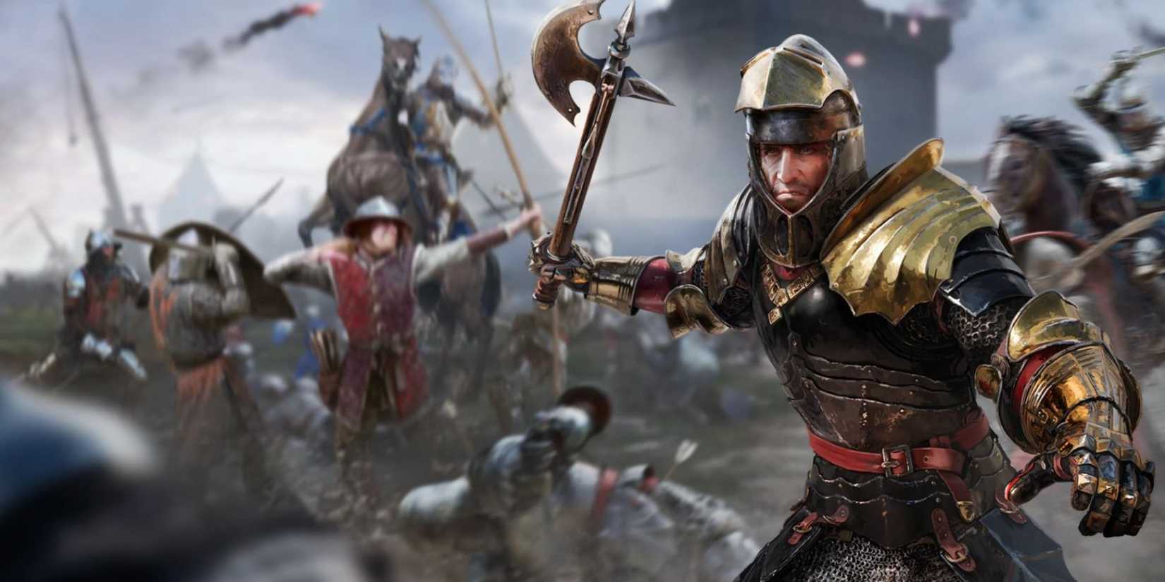 A footman squaring off against an enemy