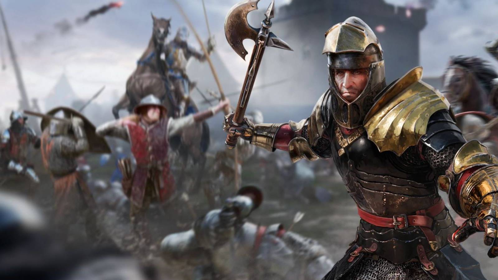 A footman squaring off against an enemy