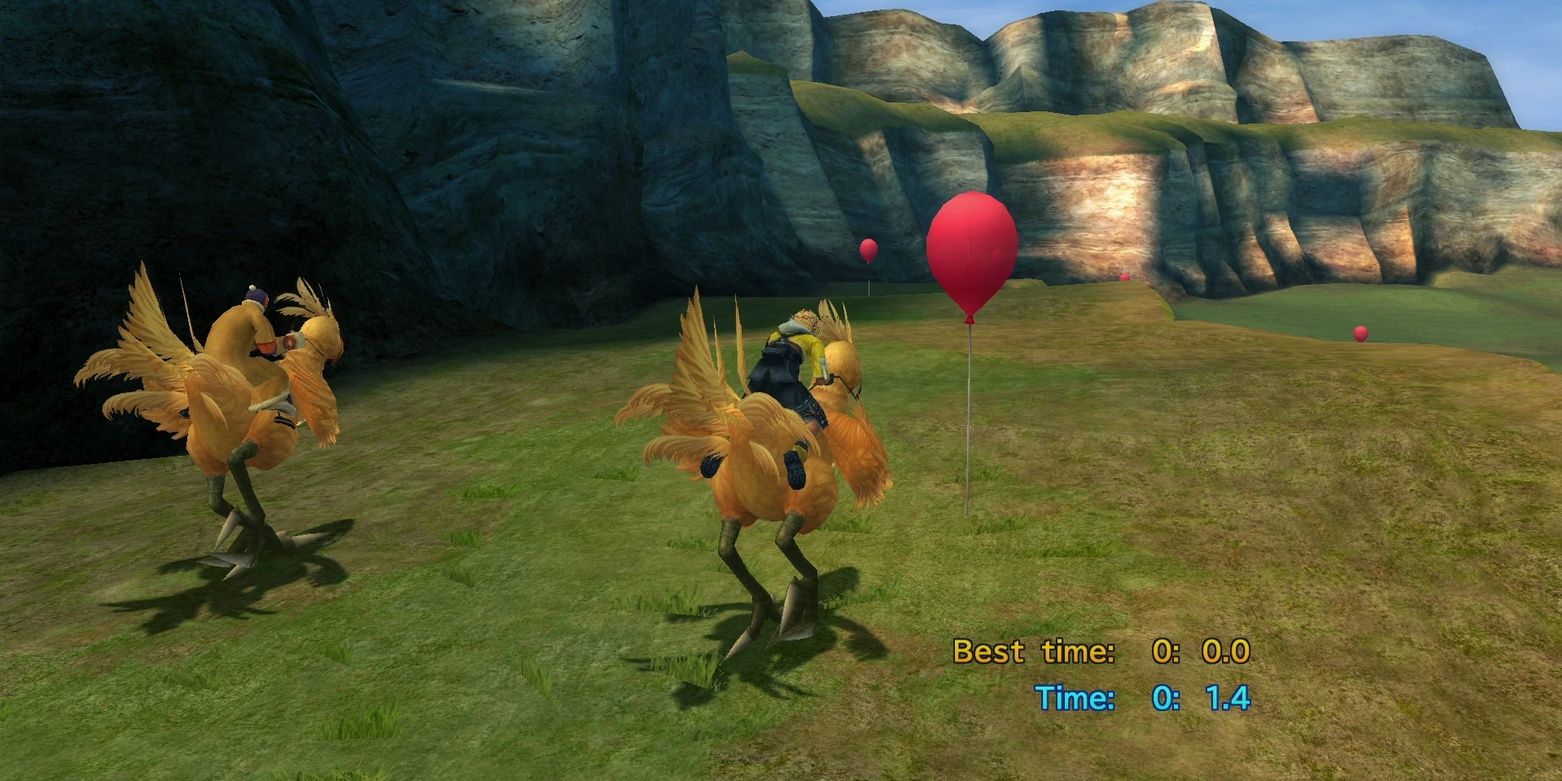 Chocobo Racing in Final Fantasy 10