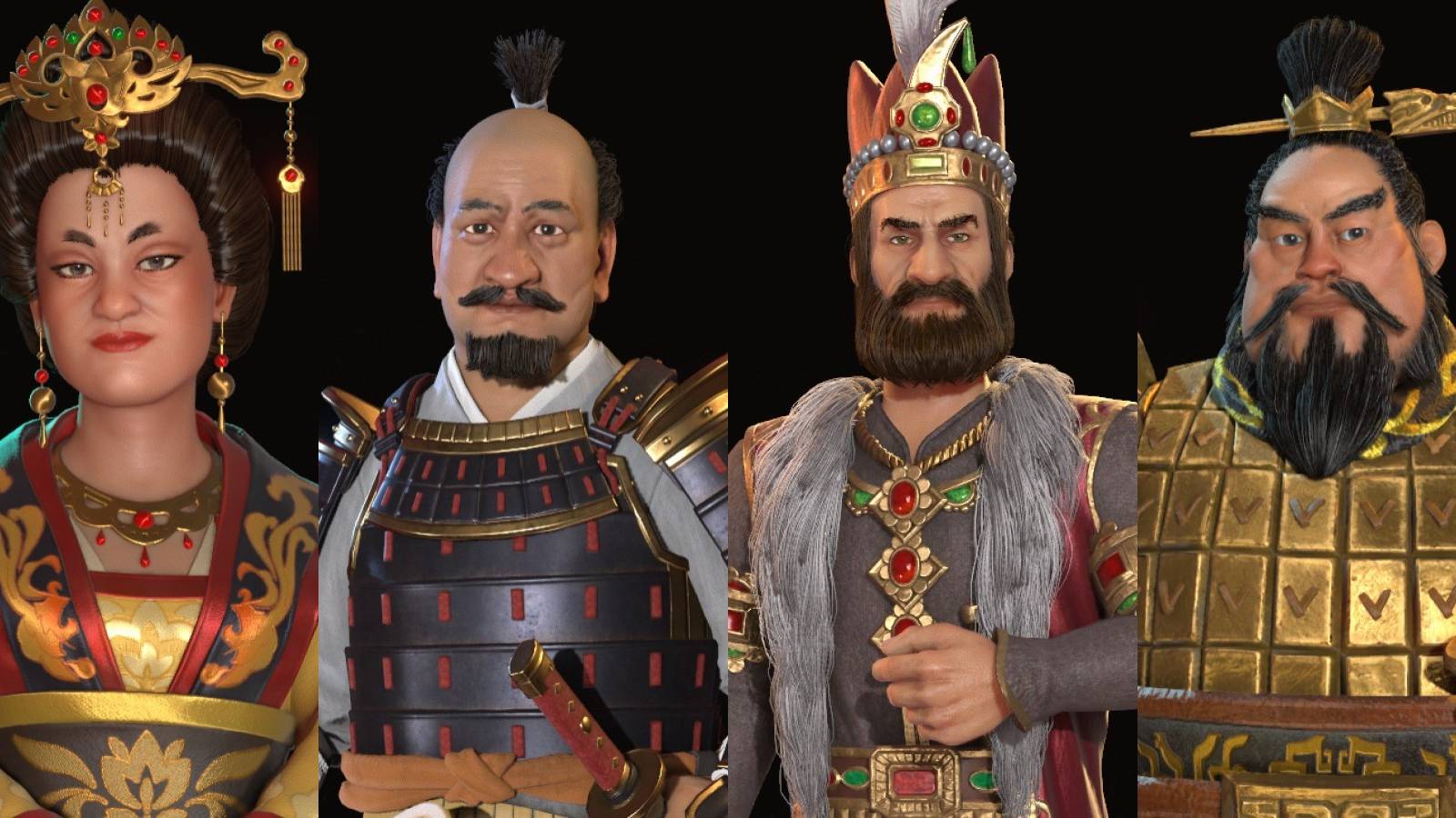 Civilization 6 Leader Tier List Wu Zetian Tokugawa Nader Shah Qin Shi Huang
