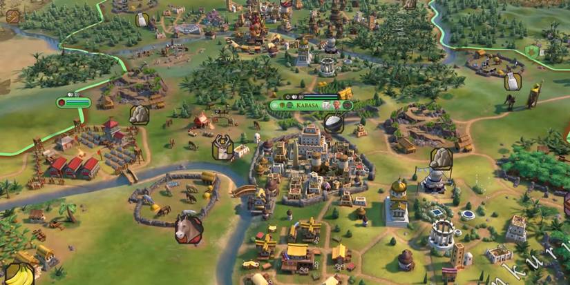 Civilization 6 Nzinga Mbande Kongo City