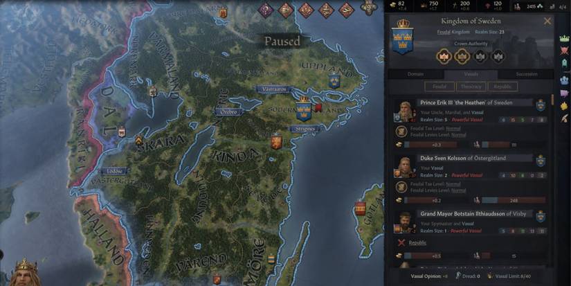 CK3 Vassalization Gaining Land With No War