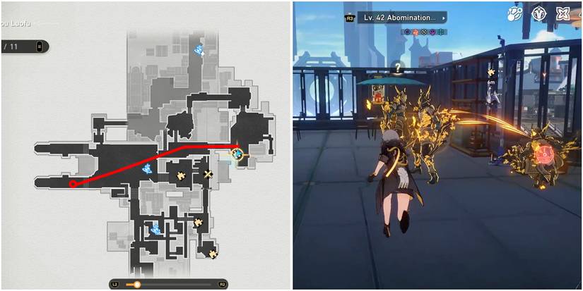 cloudford bountiful chest 4 location in honkai star rail