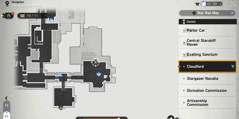 cloudford chest 10 location in honkai star rail