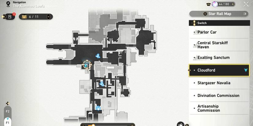 cloudford chest 2 location in honkai star rail