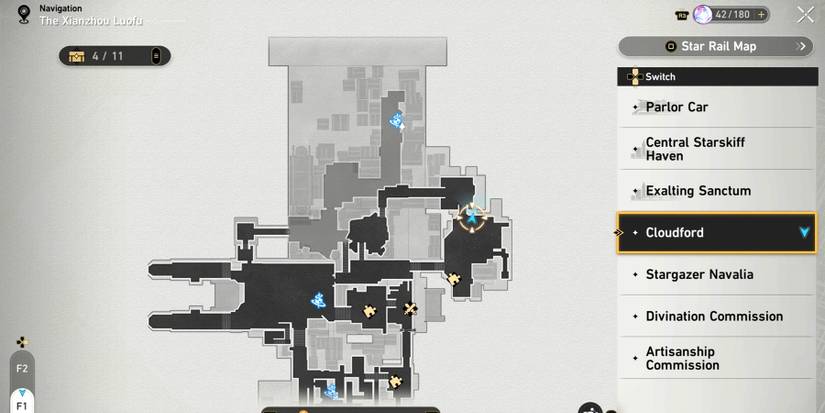 cloudford chest 4 location in honkai star rail