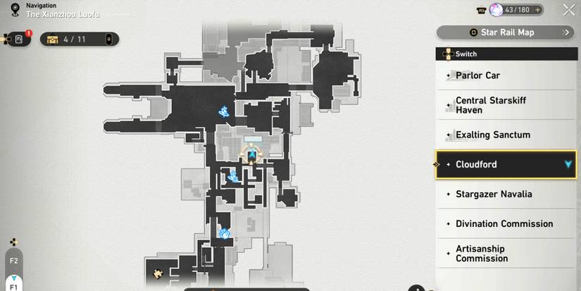 cloudford chest 5 location in honkai star rail