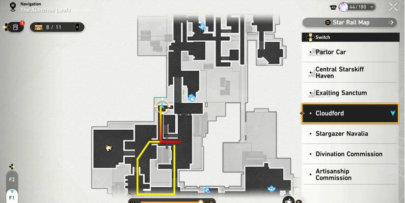 cloudford chest 8 location in honkai star rail