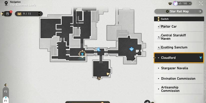 cloudford chest 9 location in honkai star rail