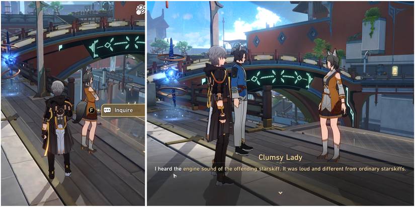 clumsy lady about speeding starskiff in honkai star rail