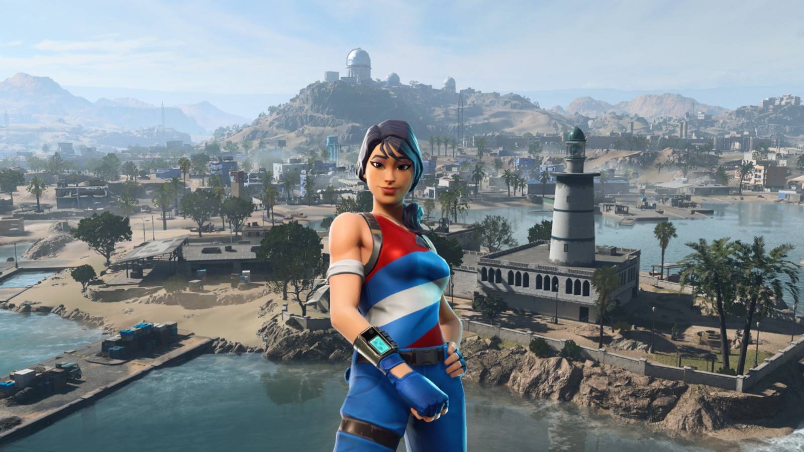 call of duty warzone 2 al mazrah and fortnite character