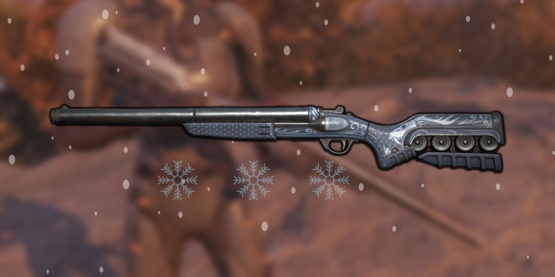 image showing the cold shoulder shotgun in fallout 76.