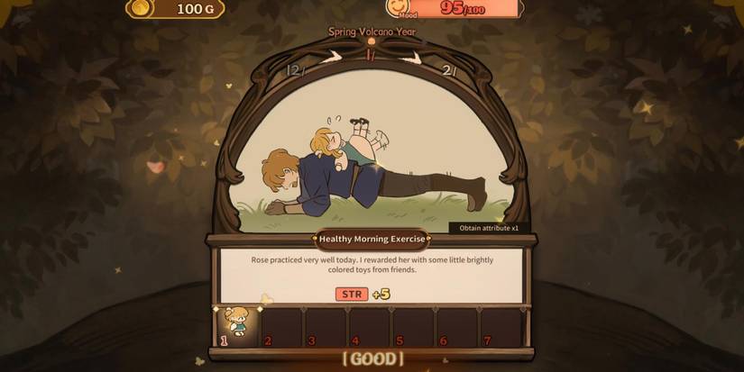 Excercise class, father doing push ups with daughter on back