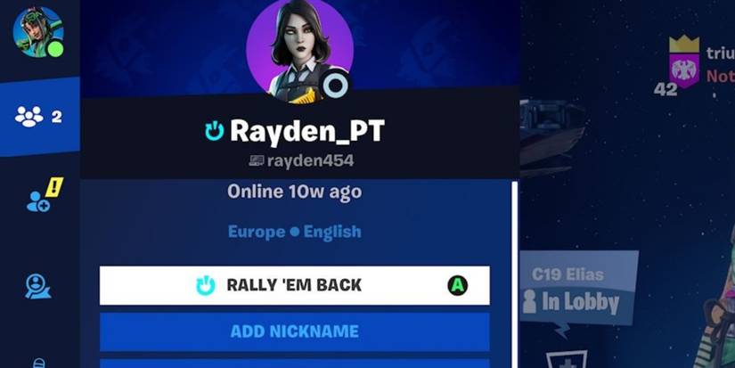 using the rally em back option