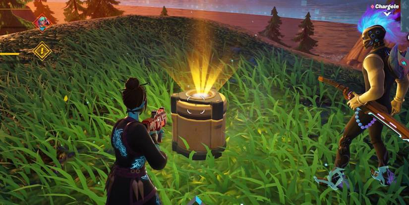 opening cache with friend