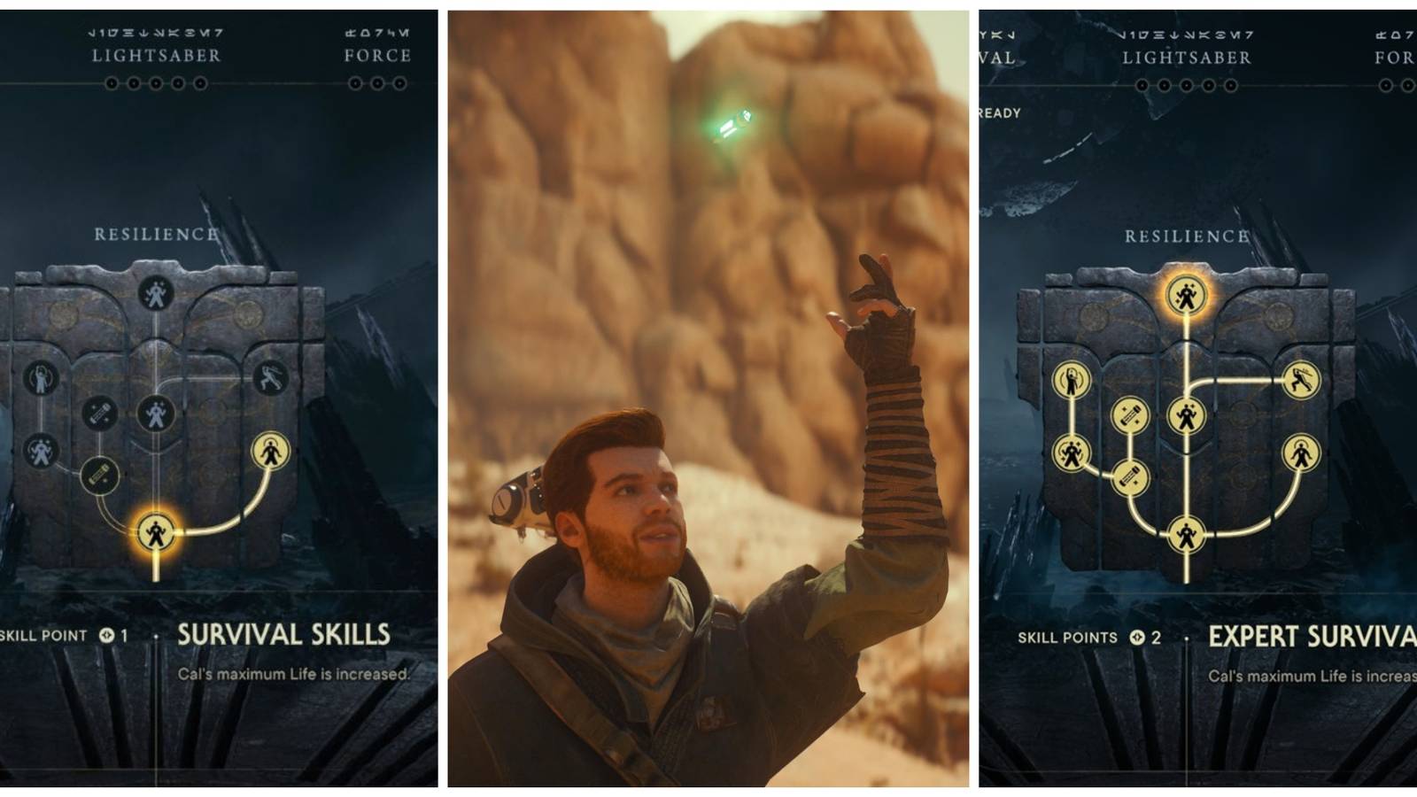 the best survival skills in star wars jedi: survivor