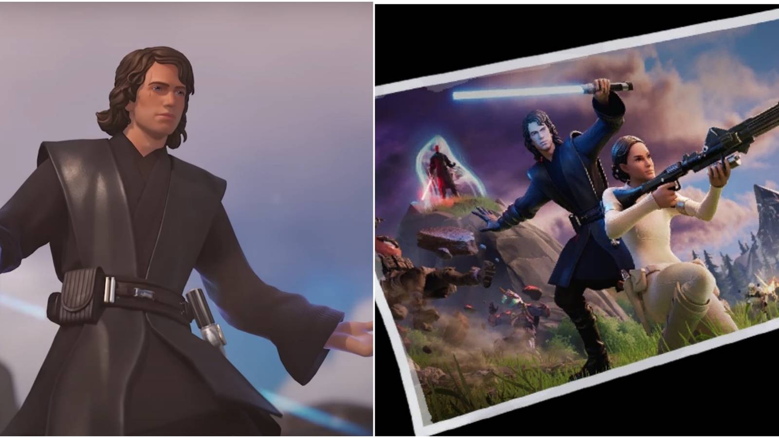 anakin and anakin and padme loading screen