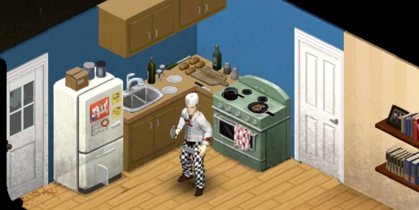 Player Cooking a Vegetable Stir-Fry 