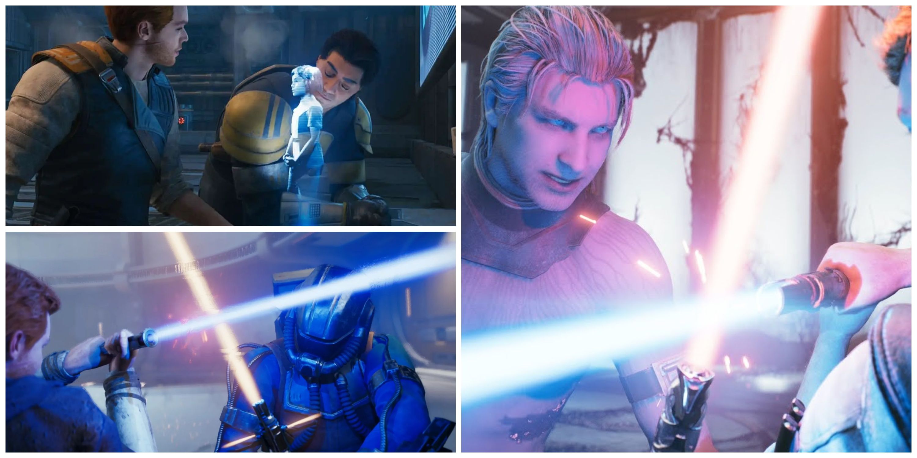 cal kestis and bode akuna, cal kestis vs dagan gera, cal kestis vs lightsaber wielder