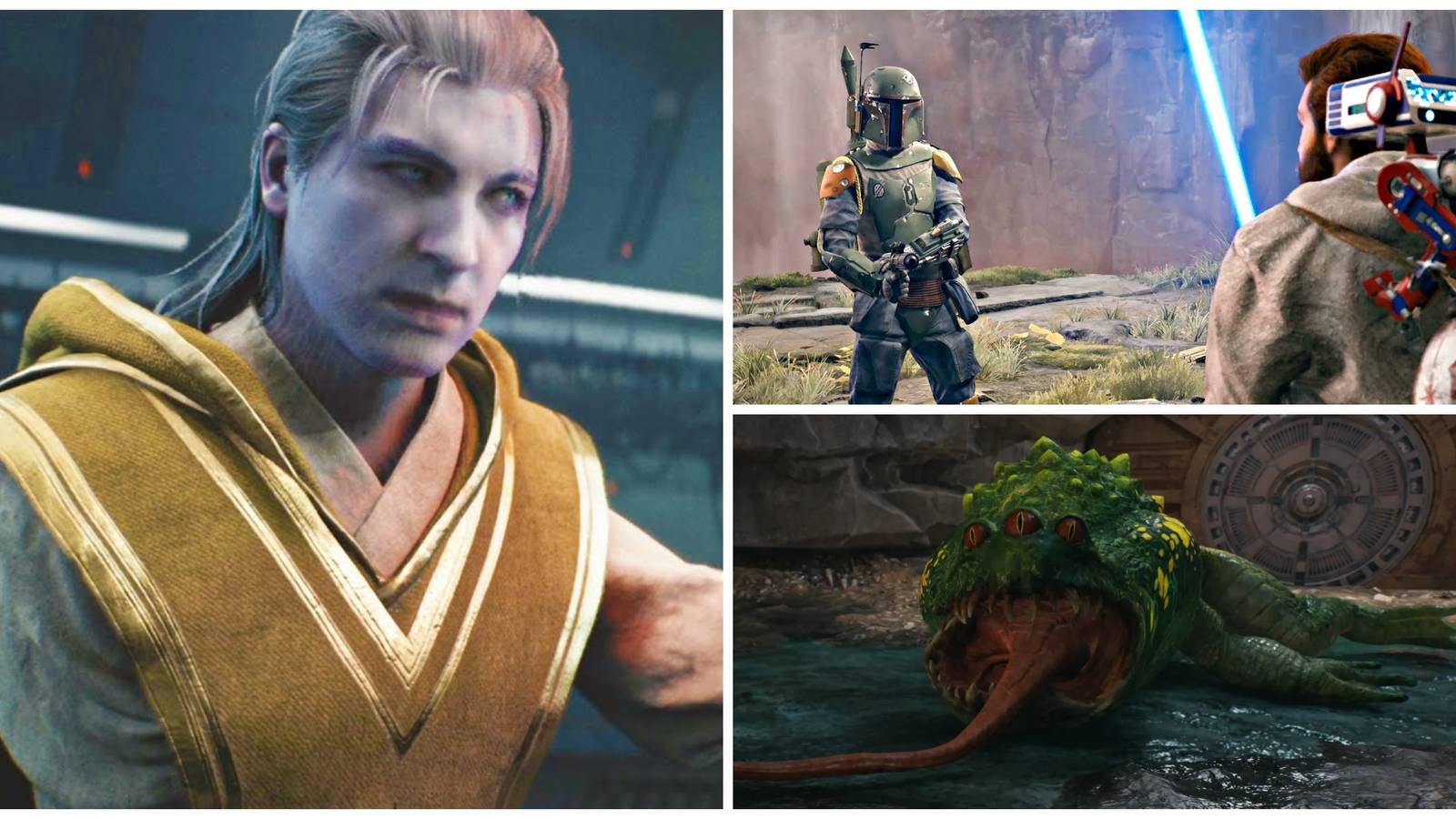 boba fett vs cal kestis, spawn of oggdo, dagan gera