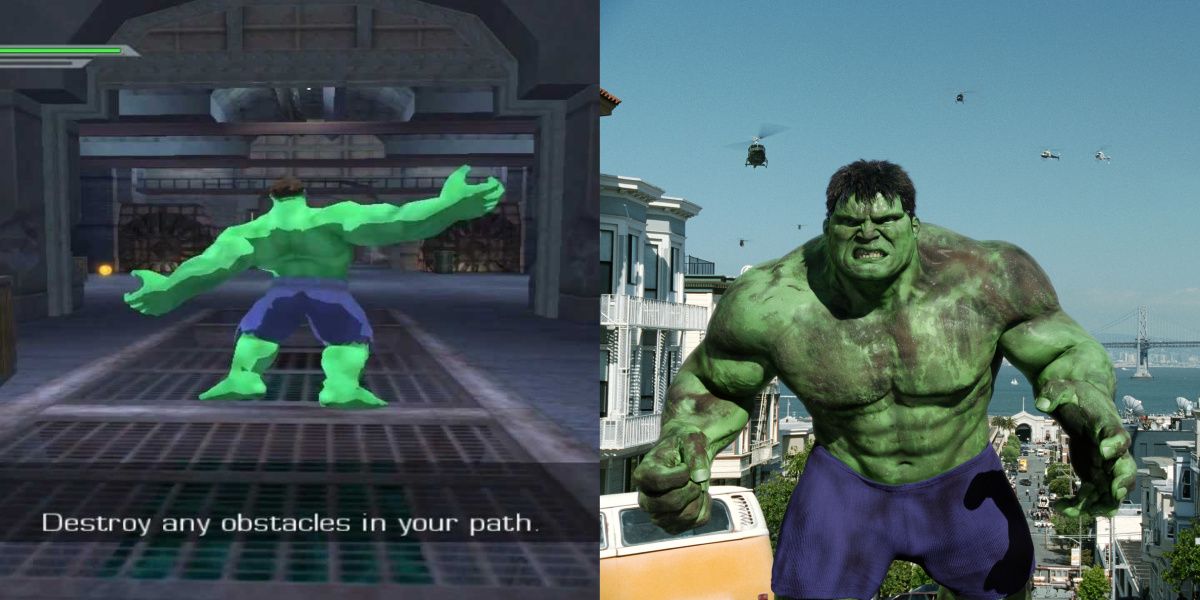 Hulk video game and 2003 movie