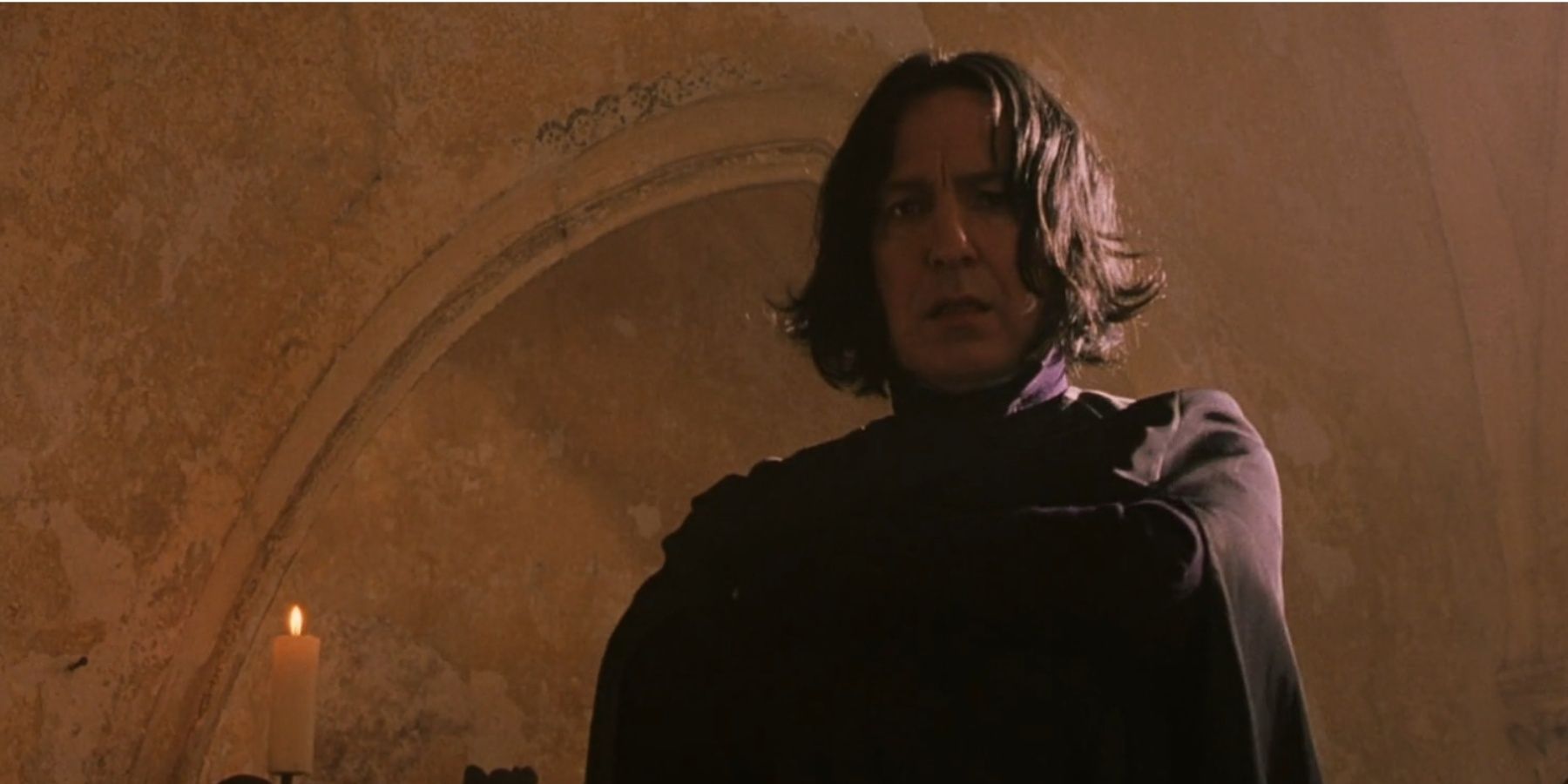 Professor Severus Snape in Harry Potter and the Sorcerer's Stone.