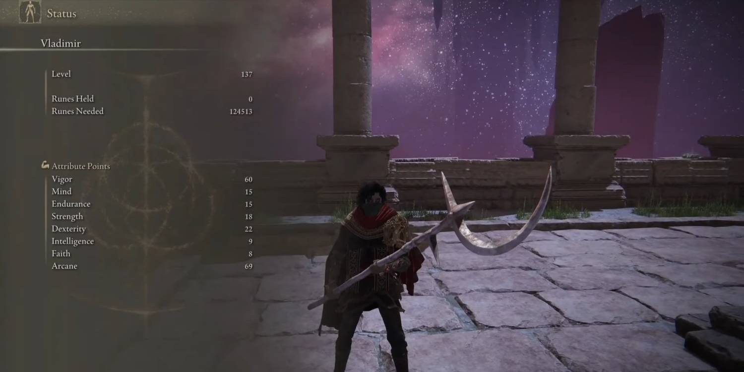 Ripple Crescent Halberd (2%)