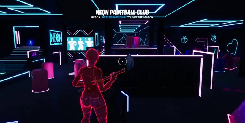 neon paintball club island