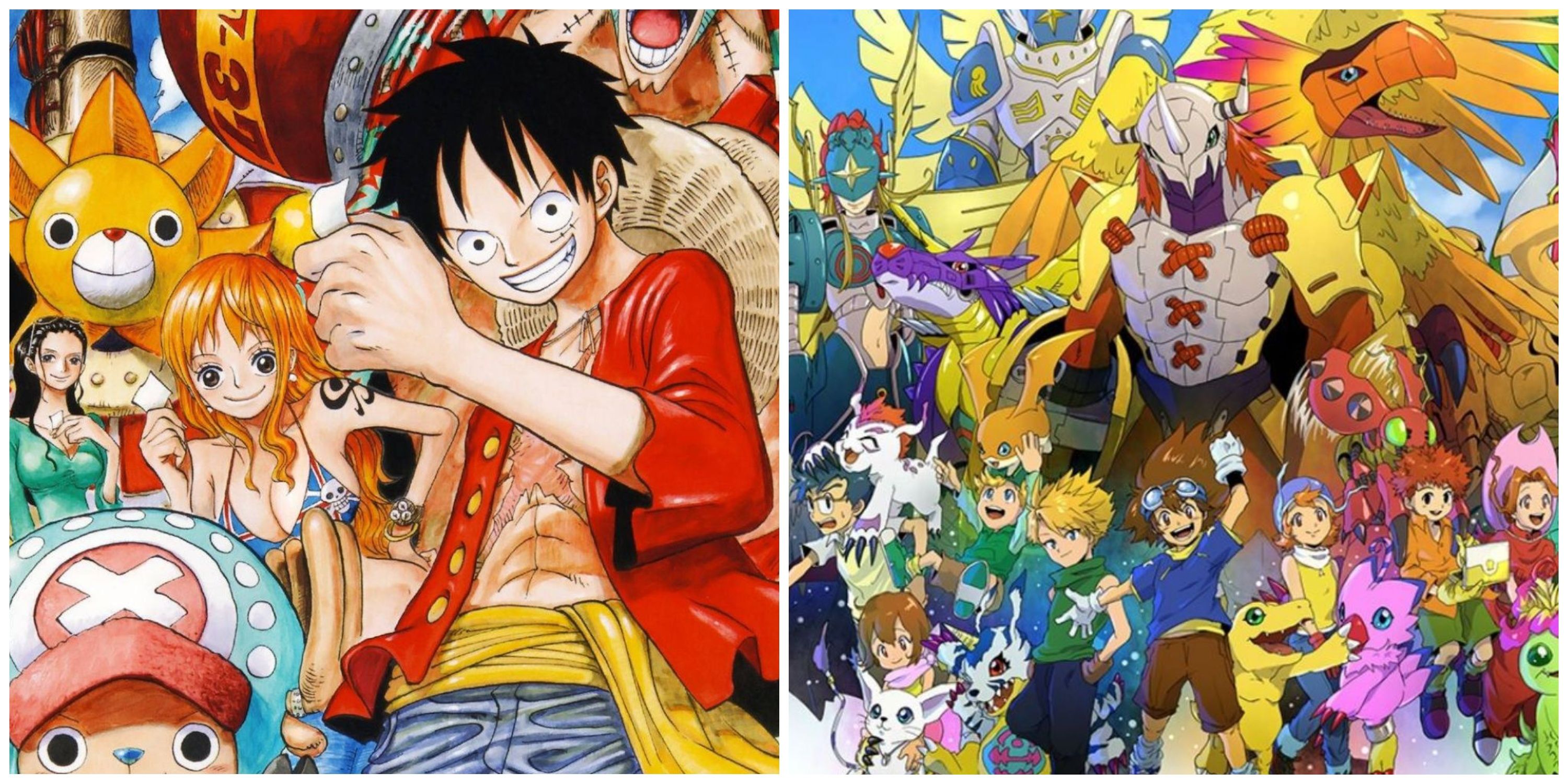 One Piece, Digimon Adventure