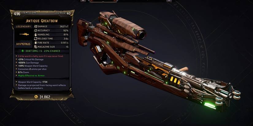 antique greatbow sniper 