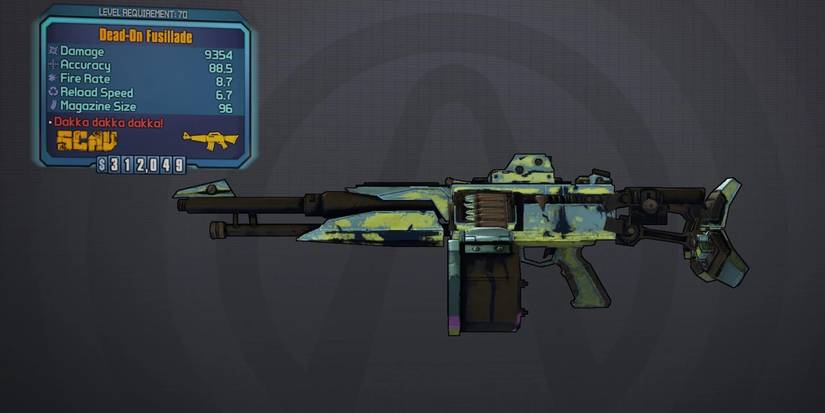 Fusillade machine gun