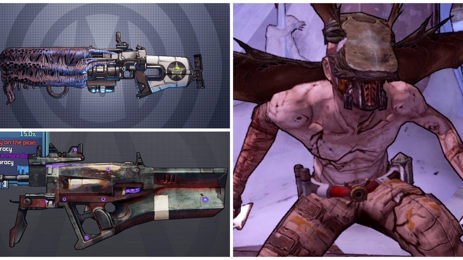 rakkman, the lob, bane gun from borderlands