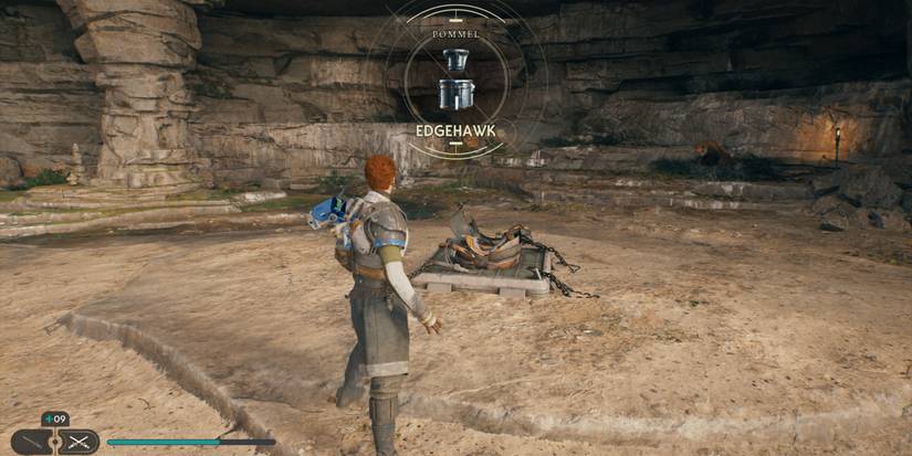 edgehawk pommel location