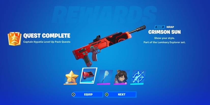 fortnite reward for captain hypatia week 2