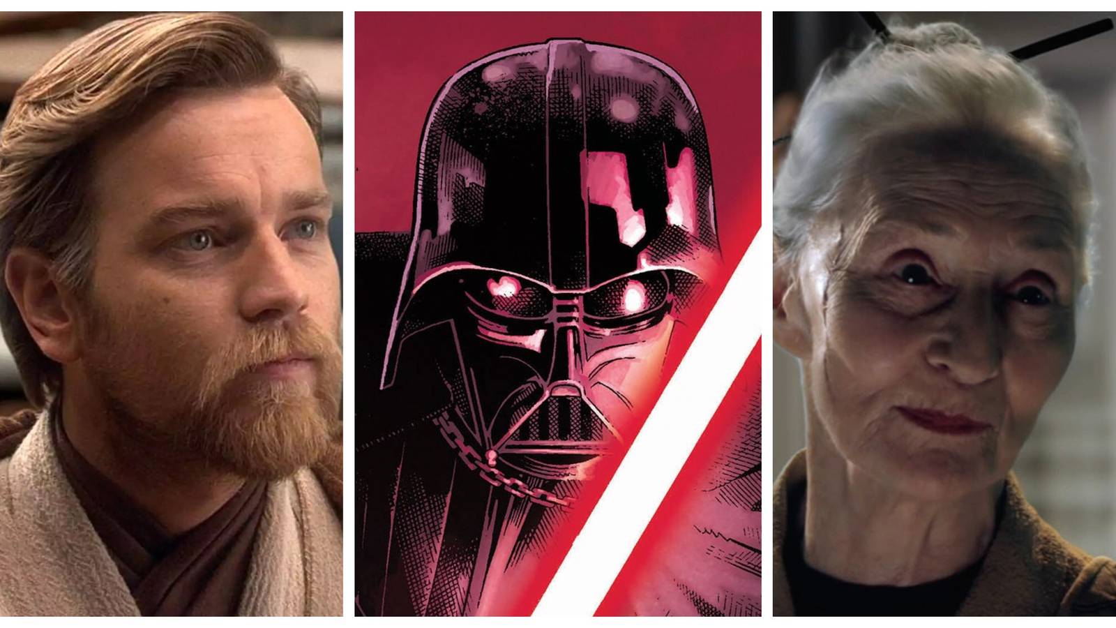 obi-wan kenobi, darth vader comic, jocasta nu from star wars