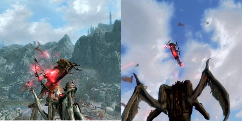 Vampire using vampiric grip