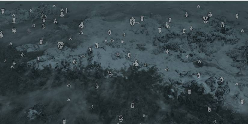 Map with lots of locations