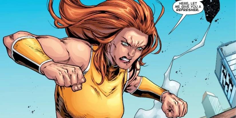 giganta destroying a city DC secret six