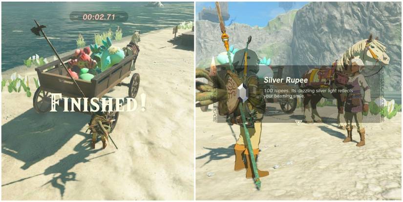 completing juney's sand seal quest successfully