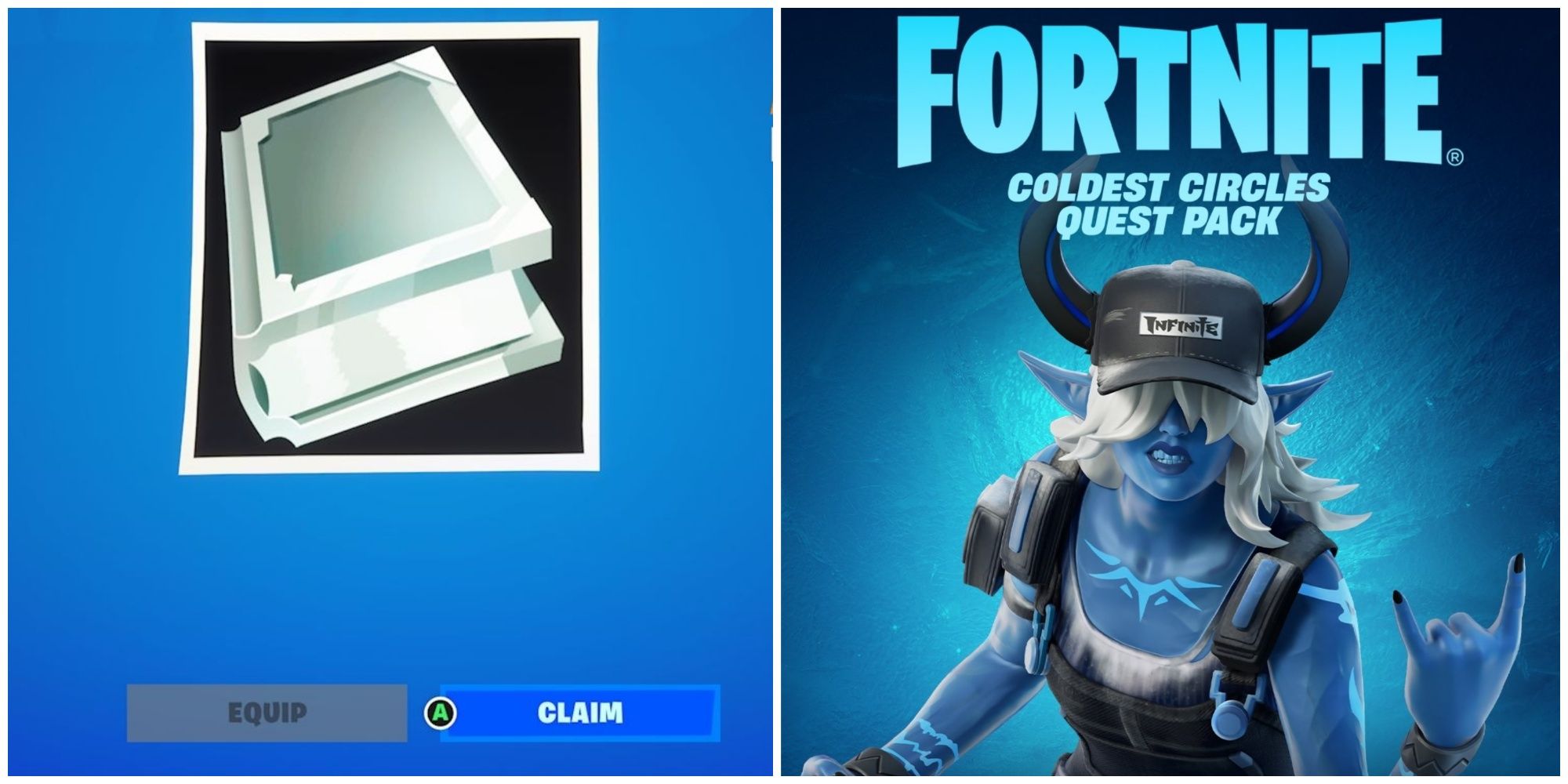 claiming the coldest circles quest pack in-game