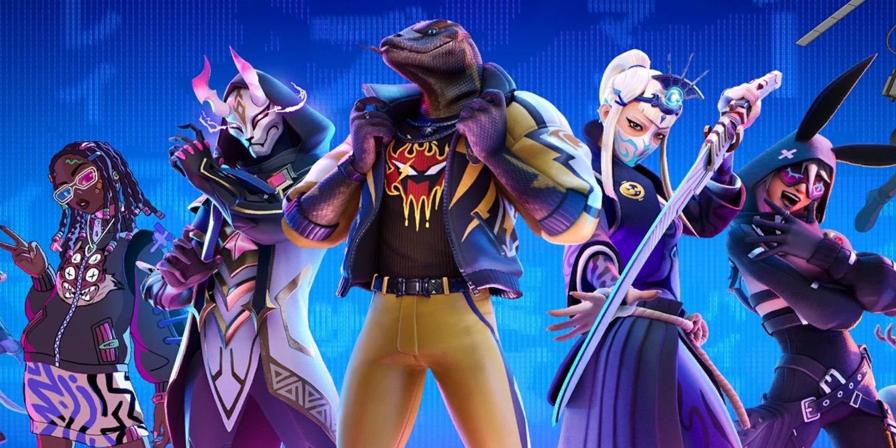 image promoting skins for the chapter 4 season 2 battle pass