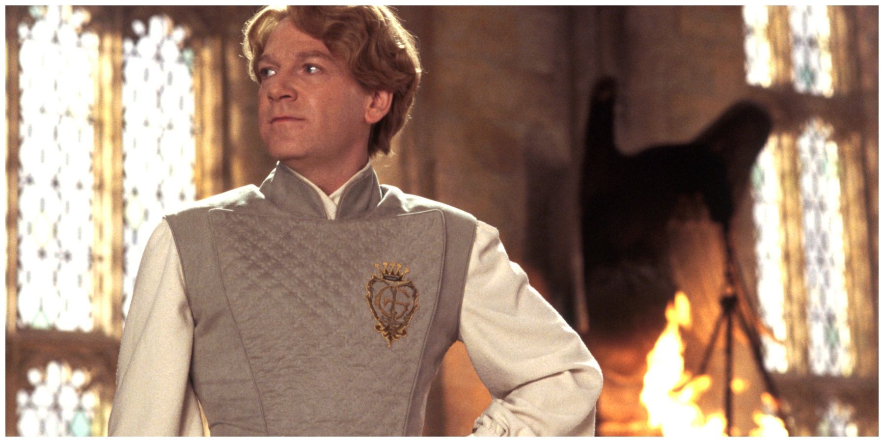 Kenneth Branagh as Gilderoy Lockhart.