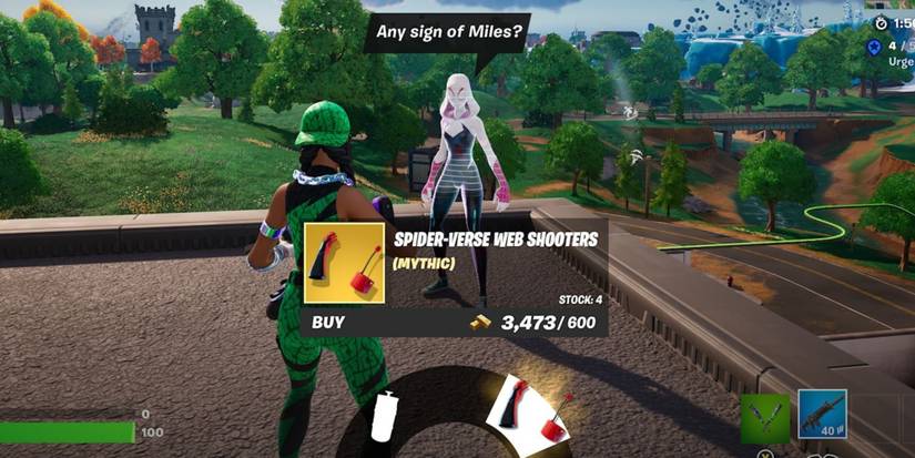 purchasing web shooters from spider gwen