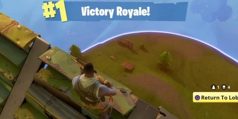 victory royale screen in fortnite
