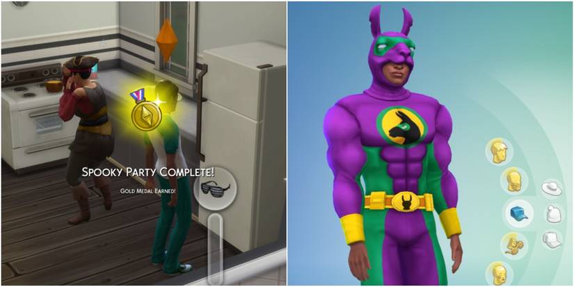 super llama costume sims 4
