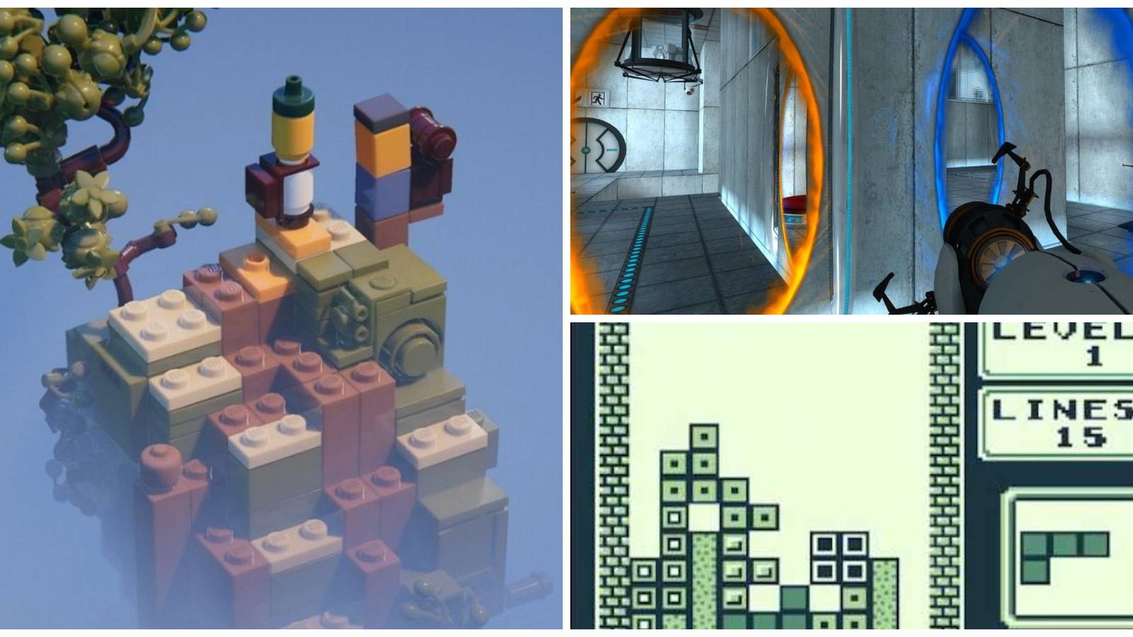 LEGO Builder's Journey, Portal, Tetris