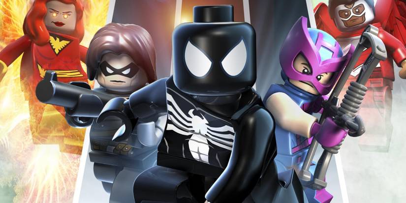 Black suit Spider-Man and other heroes introduced by DLC